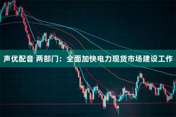 声优配音 两部门：全面加快电力现货市场建设工作