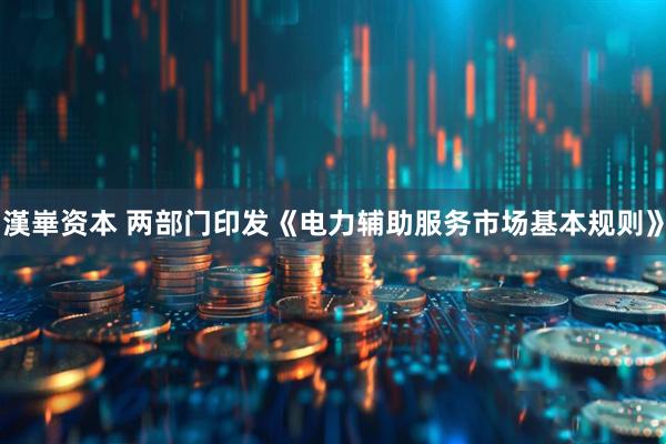 漢崋资本 两部门印发《电力辅助服务市场基本规则》